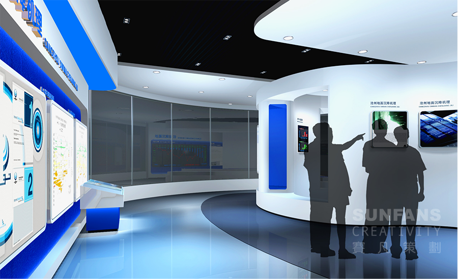 如何增加展廳的科技感？_賽凡策劃