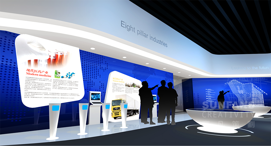 如何豐富展廳層次？